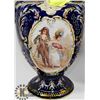 Image 2 : PAIR OF ANTIQUE CERAMIC HANDLED VASES FROM