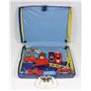 Image 1 : 1966 MATCHBOX CASE WITH VINTAGE TOY CARS.