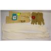 Image 1 : ANTIQUE BUTTON GLOVES, LACE GLOVES AND VINTAGE