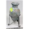 Image 1 : VINTAGE STYLE CRECIAN VASE IN STAND.
