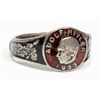 Image 1 : REPLICA NAZI RING WITH ADOLF HITLER