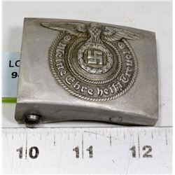 REPLICA NAZI SS BELT BUCKLE MARKED RZM M34/2