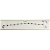 Image 1 : 14K WHITE GOLD 7" SAPPHIRE BRACELET