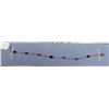 Image 1 : 14K YELLOW GOLD BLUE & WHITE SAPPHIRE BRACELET