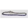 Image 1 : LADIES SILVER TENNIS BRACELET STAMPED 925 WITH