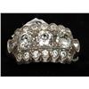 Image 1 : VINTAGE STERLING SILVER WITH CRYSTALS RING SIZE 7.