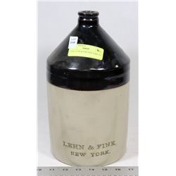 1 GAL. LEHN & FINK NEW YORK JUG