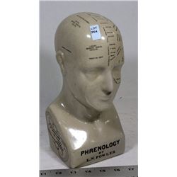 ANTIQUE PHRENOLOGY DISPLAY BY L.N. FOWLER OF