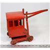 ANTIQUE PRESSED STEEL CRANE TOY.