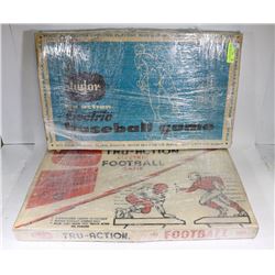 LOT OF 2 VINTAGE TUDOR BOARD GAMES- BASKETBALL AND