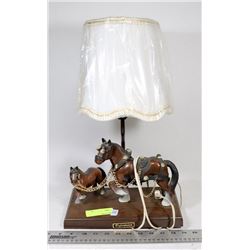 VINTAGE CLYDESDALE LAMP