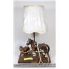 Image 1 : VINTAGE CLYDESDALE LAMP