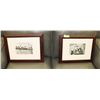 Image 1 : PAIR OF VINTAGE REPLICA PHOTOGRAPHS FEATURING