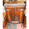 Image 1 : ANTIQUE WOOD ROLLING CUPBOARD