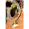 Image 1 : ORNATE BRASS VANITY MIRROR