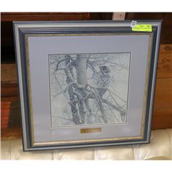 ROBERT BATEMAN FRAMED PHOTO "GHOST OF THE NORTH,