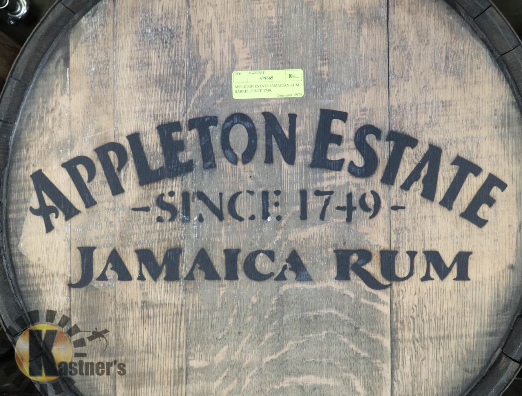 APPLETON ESTATE JAMAICAN RUM BARREL, SINCE 1749,