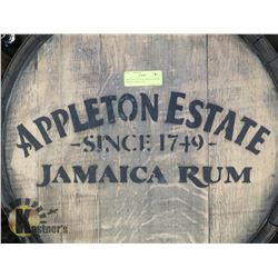 APPLETON ESTATE JAMAICAN RUM BARREL, SINCE 1749,