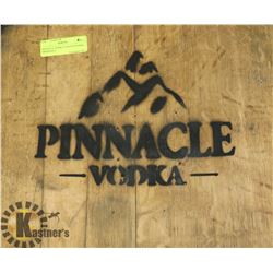 PINNACLE VODKA LOGOED BARREL, SWISHABLE.