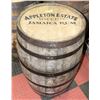 LOGOED OAK BARREL APPLETON ESTATE SINCE JAMAICA