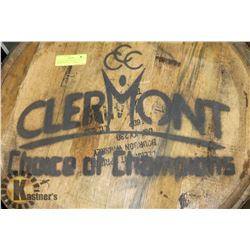 CLEMONT SPRINGS CHOICE OF CHAMPIONS LOGOED BARREL