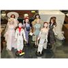 Image 1 : LOT OF 10 DOLLS 1995 THE GENE MARSHALL COLLECTION