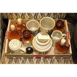 FLAT OF CROCKERY ITEMS