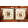 Image 1 : PAIR OF HUMMEL NEEDLE POINT PICTURES.