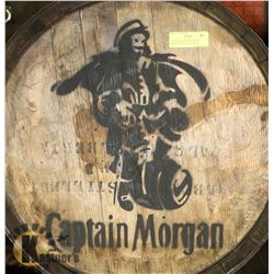 CAPTAIN MORGANS LOGOED BARREL FROM ST. CROIX US