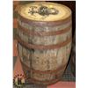 Image 2 : CROWN ROYAL WHISKEY LOGOED BARREL, SWISHABLE.