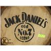 JACK DANIELS OLD NO. 7 BRAND LOGOED BARREL, USED