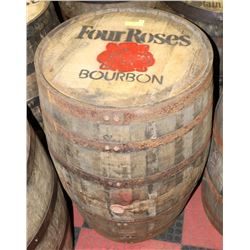 LOGOED OAK BARREL FOUR ROSES WHISKEY SWISHABLE.