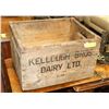 Image 1 : KELLOUGH BROS WOODEN MILK CRATE