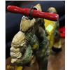 Image 3 : ANTIQUE CHILES RIDING PONY ON WHEELS