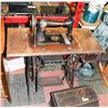 Image 1 : ANTIQUE SINGER TREADLE SEWING MACHINE