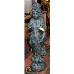 3' TALL STANDING CONCRETE SHIVA GODDESS