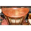 Image 3 : ANTIQUE DISPLAY CABINET - HALF-ROUND,