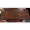 Image 2 : ANTIQUE HALL STAND 2 TIER-DARK WOOD