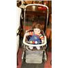 Image 1 : VINTAGE GENBRON METAL STROLLER WITH MY BUDDY DOLL