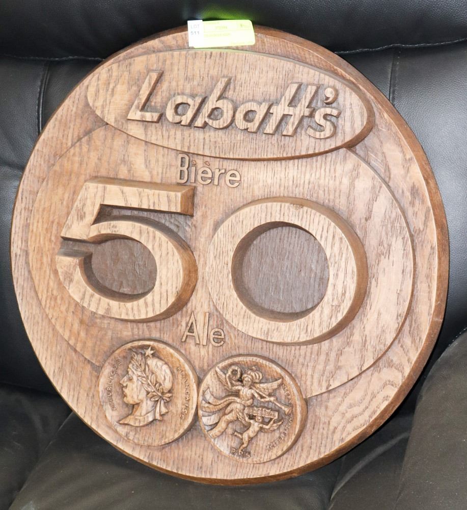 LABATTS 50 BEER SIGN.