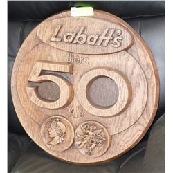 LABATTS 50 BEER SIGN.