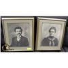 Image 1 : PAIR OF ANTIQUE PICTURES PROFESSIONALLY FRAMED.