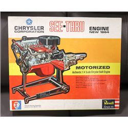 VINTAGE 1964 CHRYSLER CORP SEE THRU ENGINE 1/4