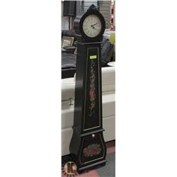 PAINTED CLOCK WITH HOURLY CHIME