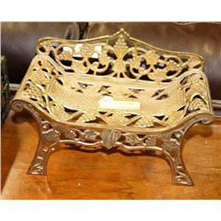 MINIATURE BRASS BENCH FOR DOLLS