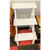 Image 1 : 1930'S, 3 STEP, PLANT STAND, PAINTED WHITE