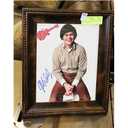 MONKEES MICKEY DOLENZ FRAMED AUTOGRAPH 8 X 10