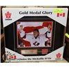 Image 1 : MARIO LEMIEUX GOLD METAL GLORY 16" X 17"