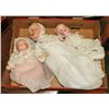 Image 1 : LOT OF 3 PORCELAIN DOLLS, EYES MOVE