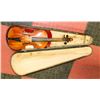 Image 1 : ANTIQUE VIOLIN AND COFFIN CASE.